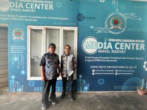 Kunjungan dari Bag. Humas Sekretariat DPRD Kutai Timur